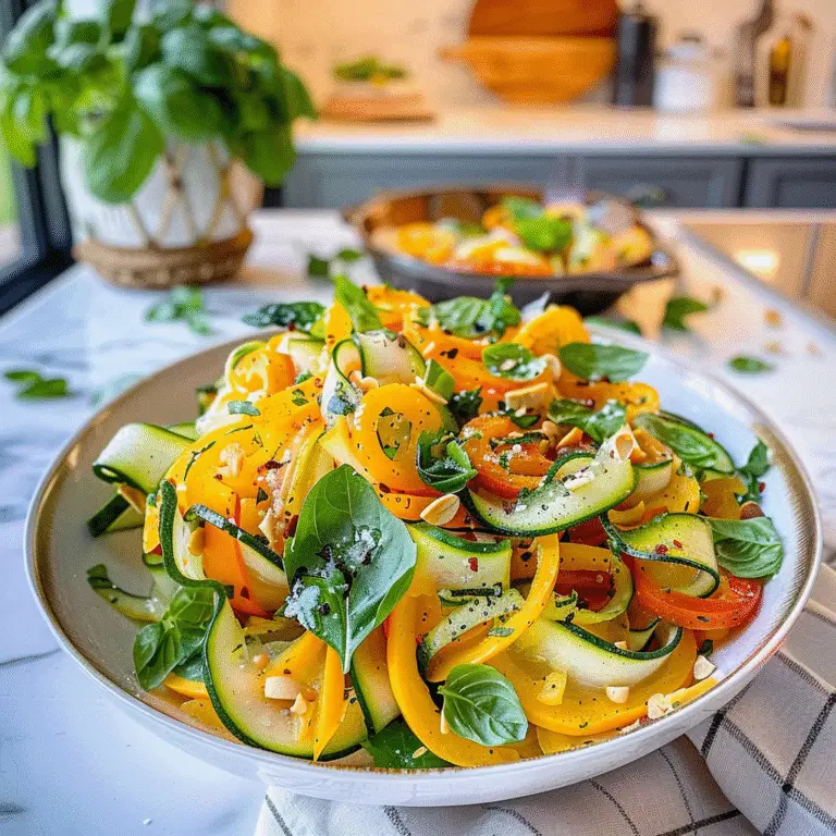 Summer Squash Ribbon Salad