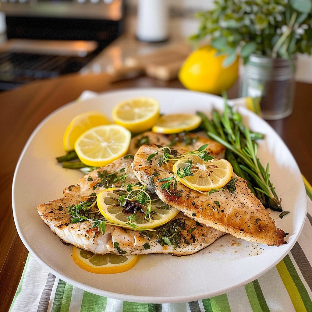 Lemon Herb Tilapia Dish