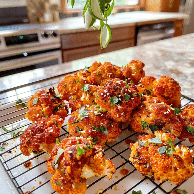 Crispy Buffalo Cauliflower