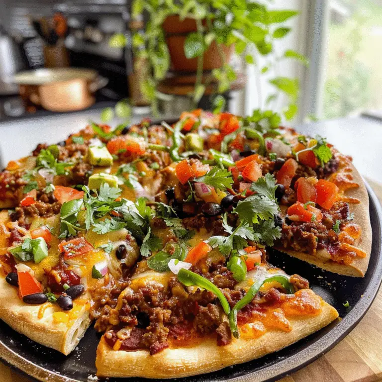 Taco Pizza Dish