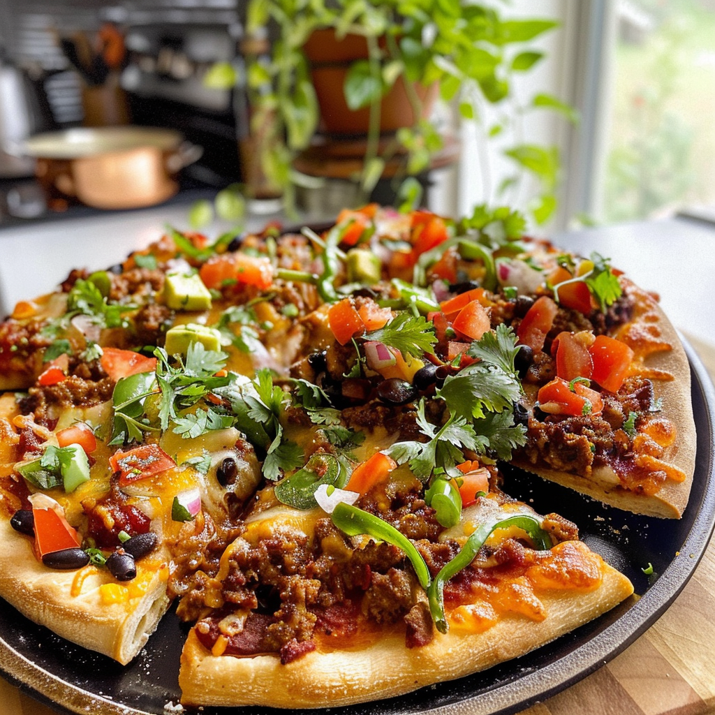 Taco Pizza Dish