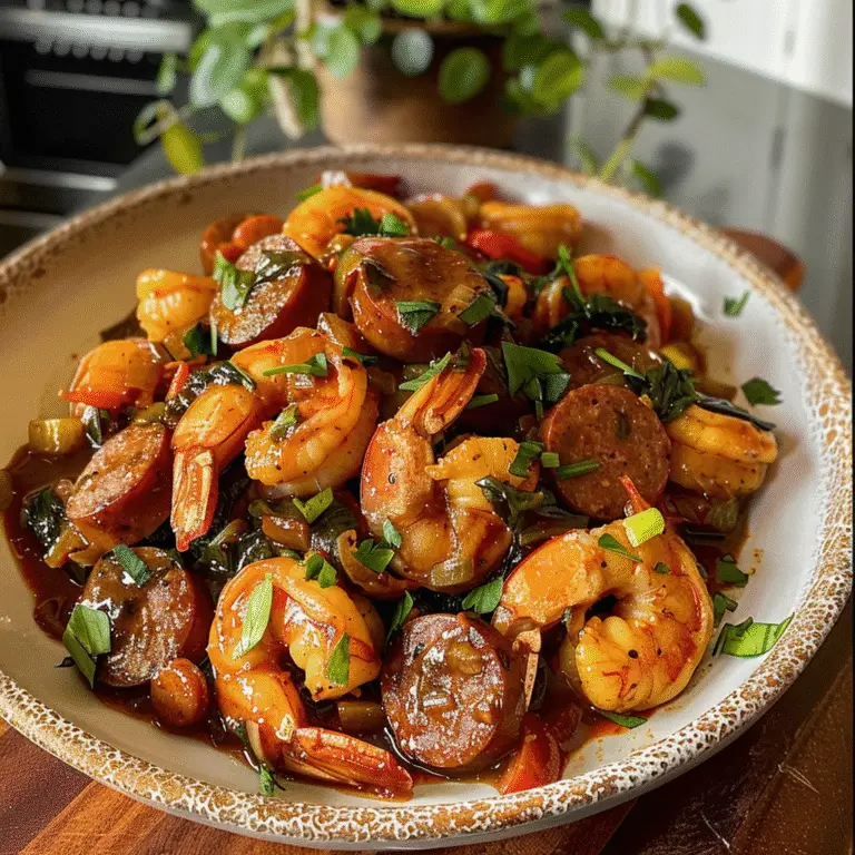 Cajun Shrimp and Sausage Delight