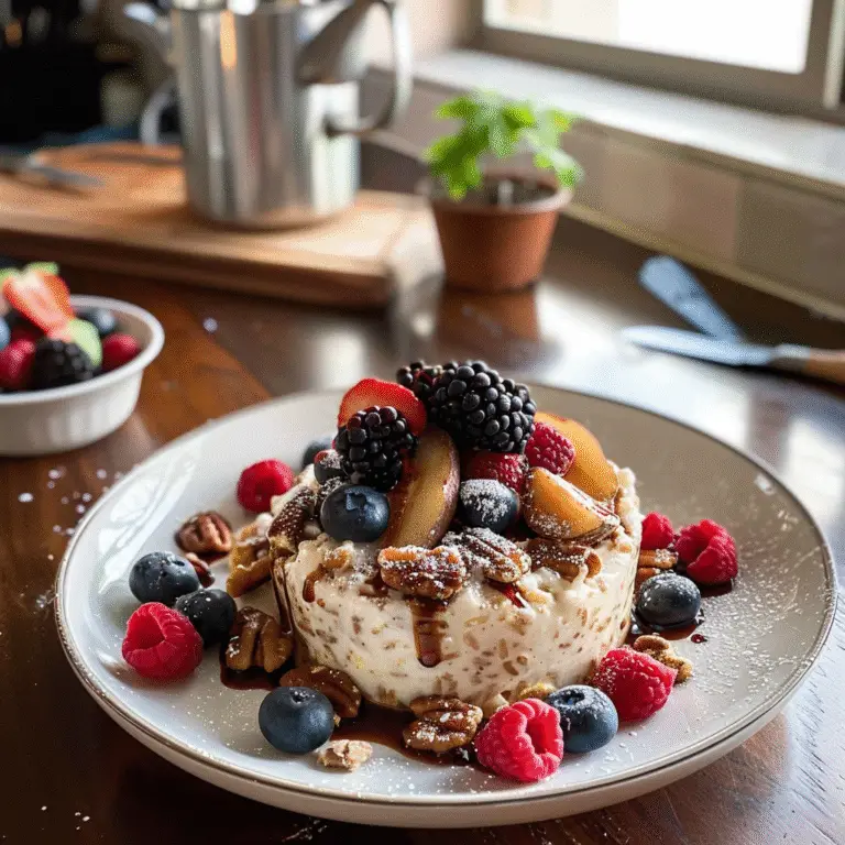 Delicious Breakfast Rice Pudding Bowl