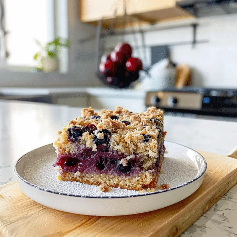 Blueberry Crumb Cake Deliciousness