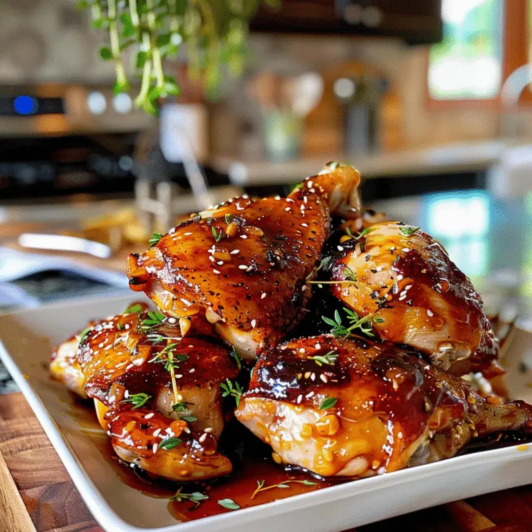 Honey Balsamic Chicken Dish