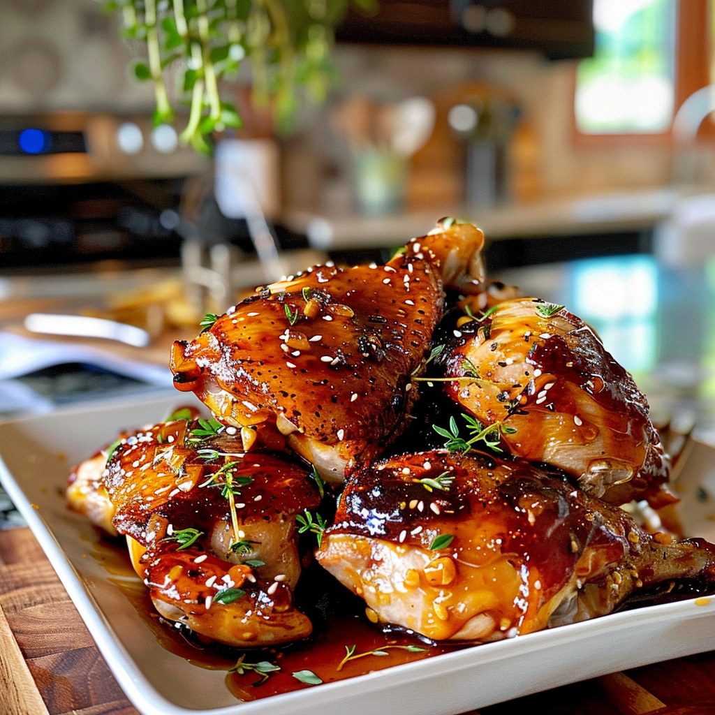 Honey Balsamic Chicken Dish