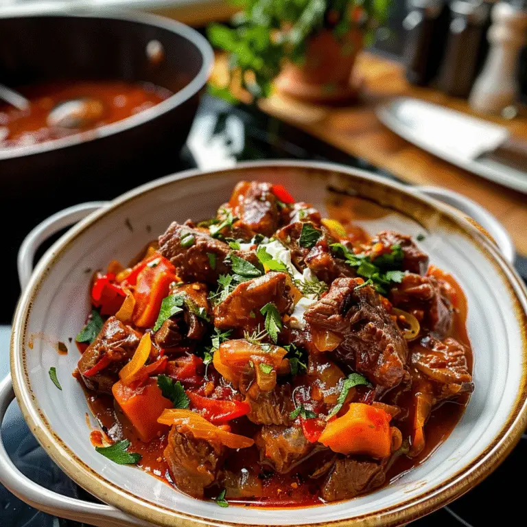 Delicious Beef Goulash Dish