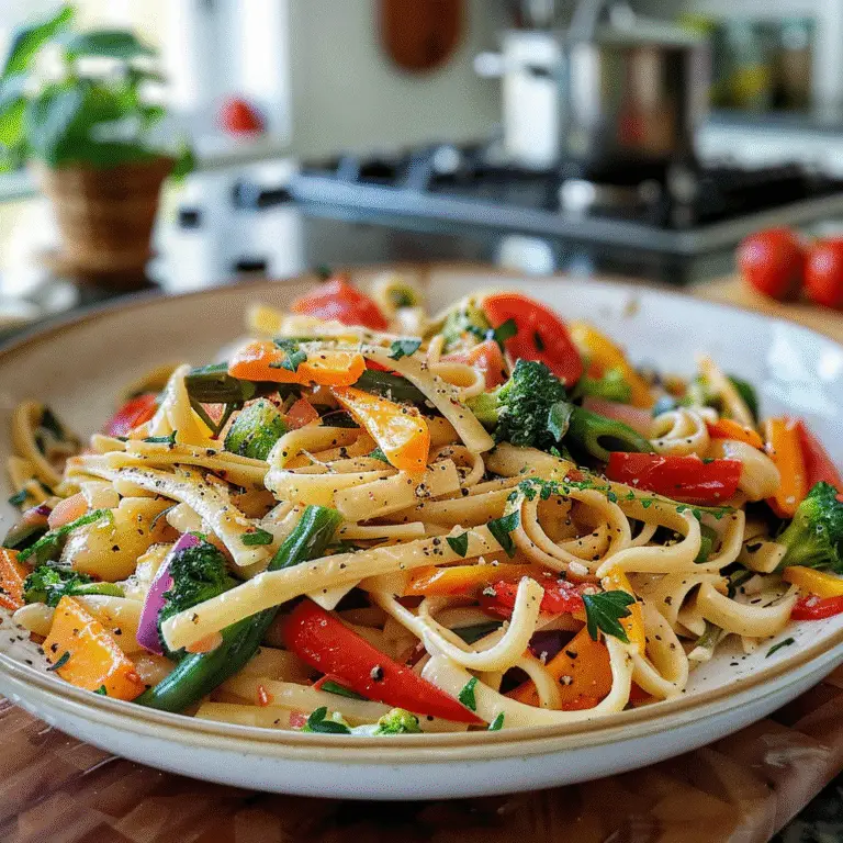 Garden Pasta Primavera Dish