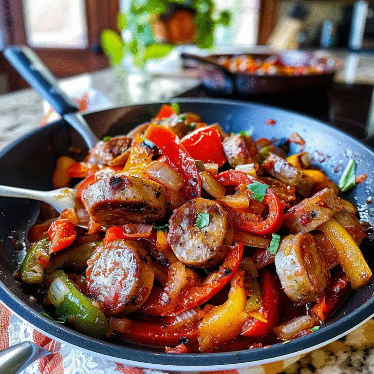 Delicious Italian Sausage and Peppers