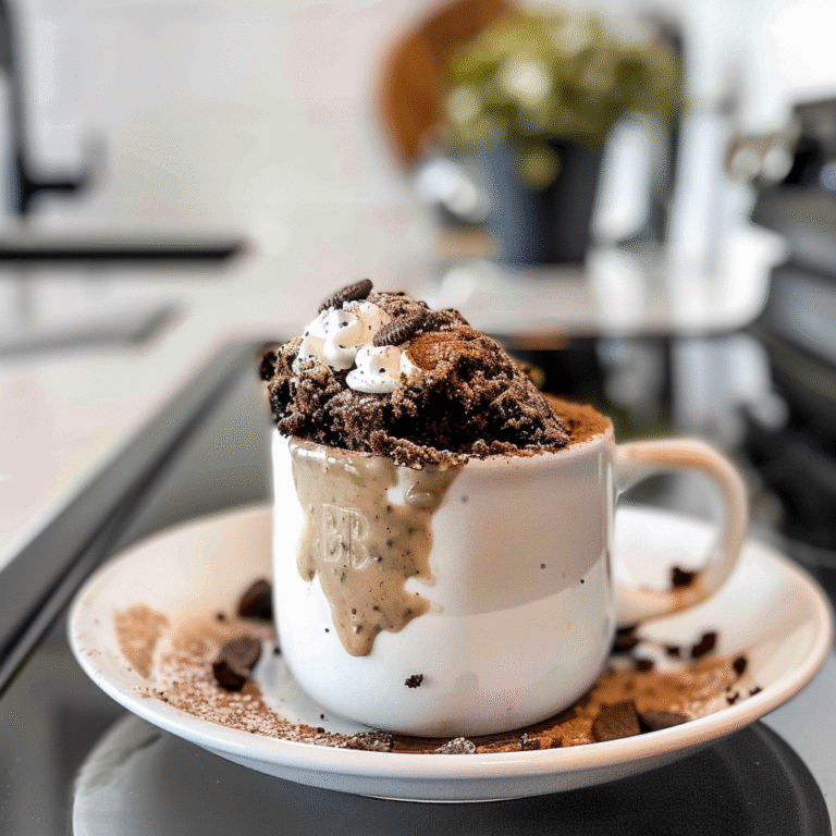 Oreo Mug Cake Delight