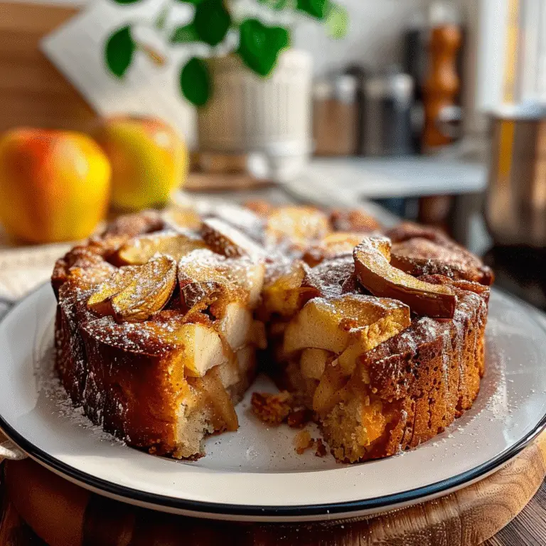 Delicious Apple Cinnamon Cake Fresh Out of the Oven
