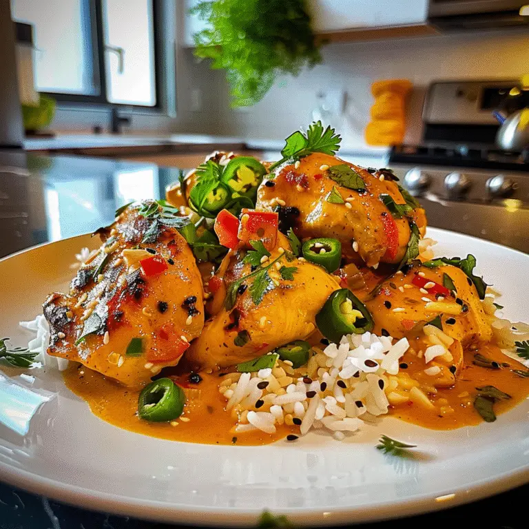 Spicy Brazilian Coconut Chicken Dish