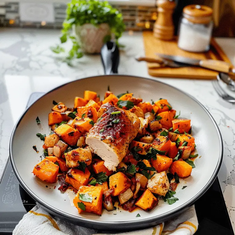 Chicken and Sweet Potato Dish