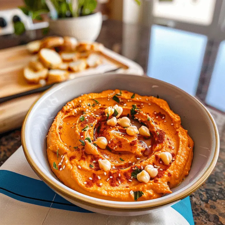 Roasted Red Pepper Hummus
