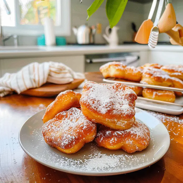 Fluffy Beignets Freshly Made