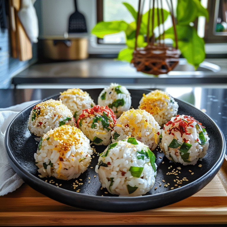 Tasty Rice Balls Ready to Eat