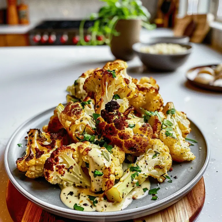 Roasted Cauliflower Dish