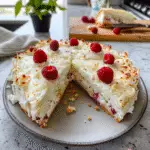 White Chocolate Raspberry Cake