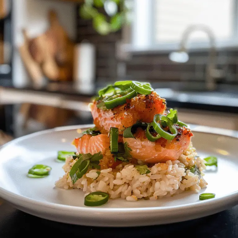 Crispy Rice with Spicy Salmon Delights