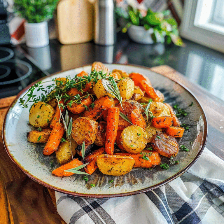 Roasted Carrots and Potatoes
