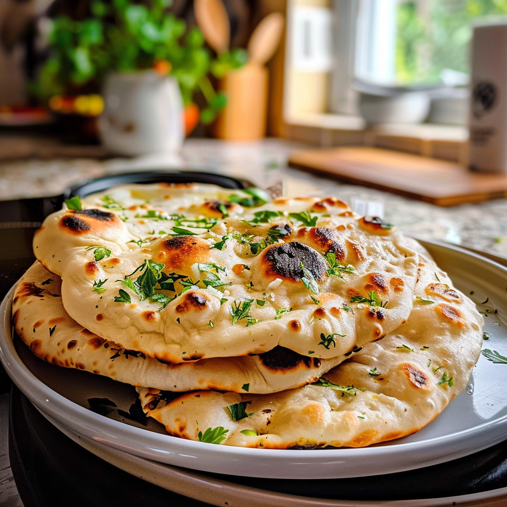 Delicious Homemade Naan Bread