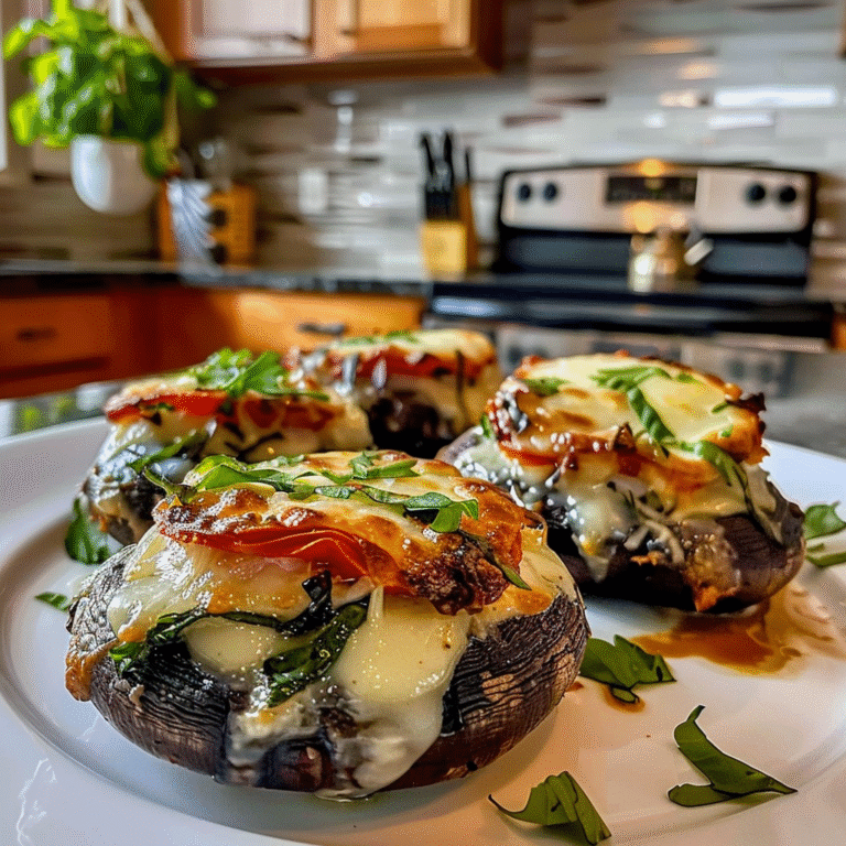 Stuffed Portabella Mushrooms