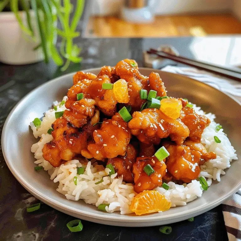 Orange Chicken Dish