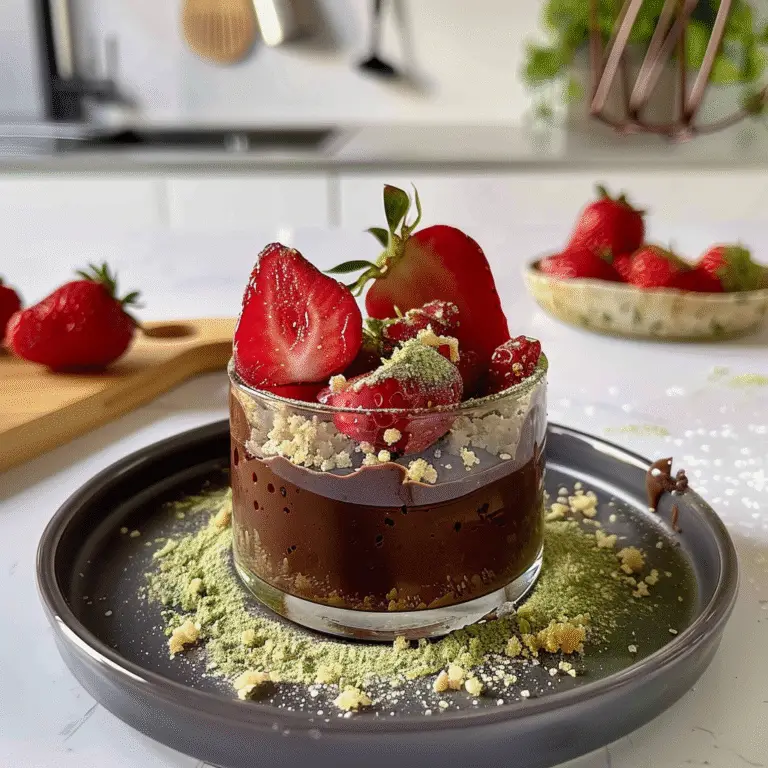 Dubai Chocolate Strawberry Cup