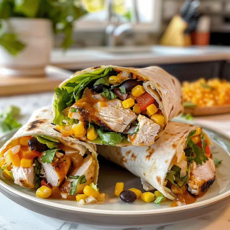 Southwest Chicken Wraps