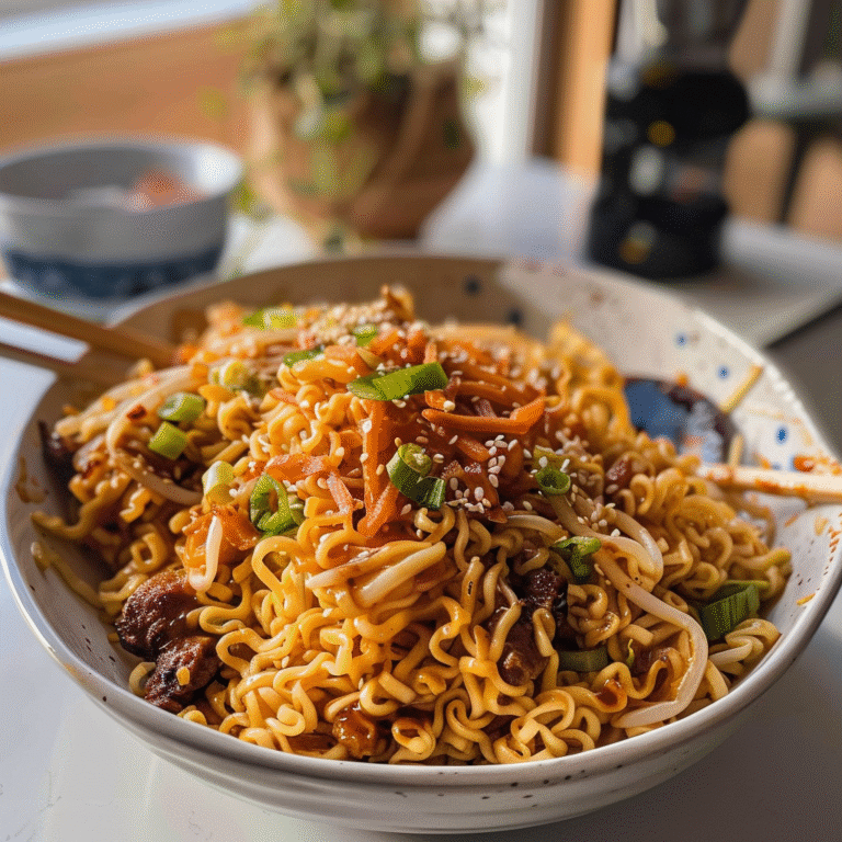 Delicious Ramen Noodles Dish