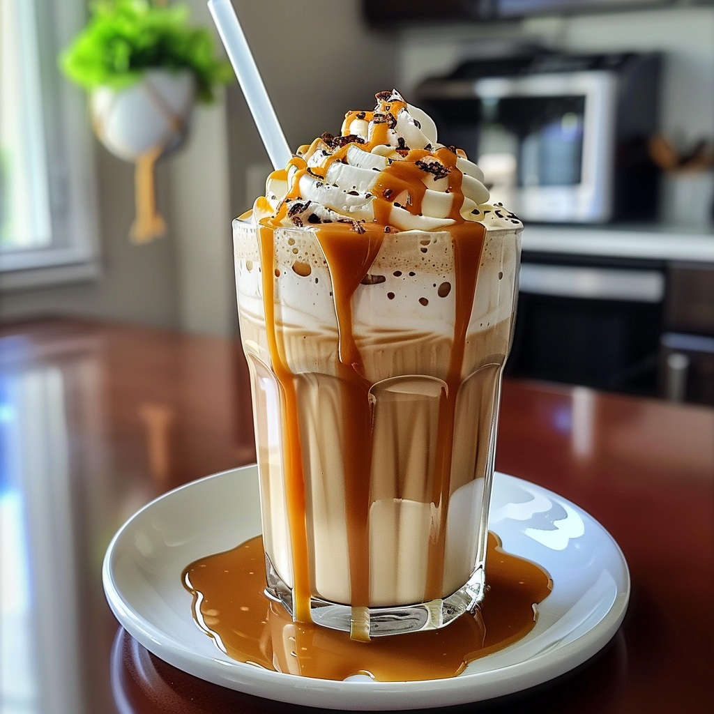 Homemade Caramel Frappuccino