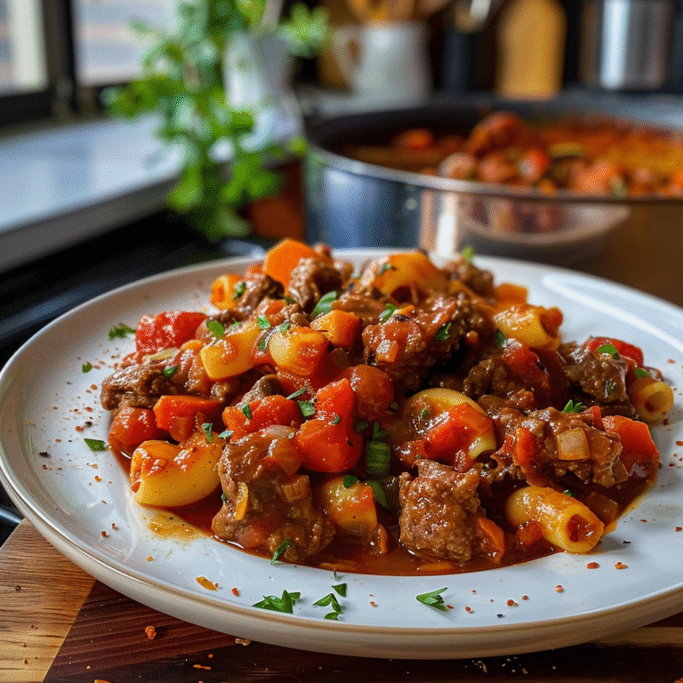 Delicious Goulash Dish