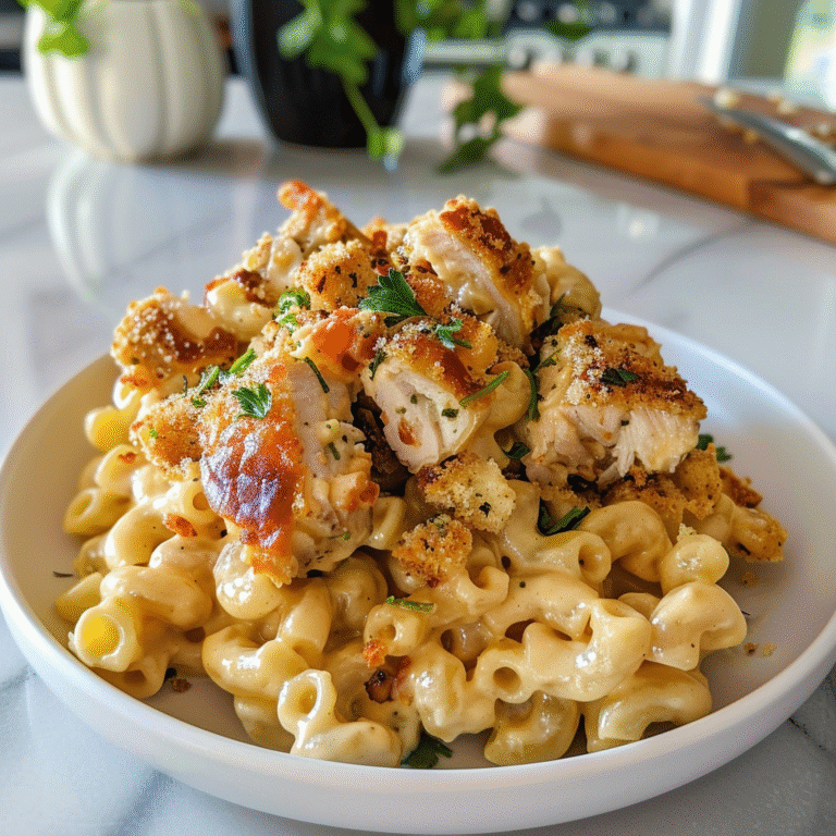 Delicious Chicken Mac and Cheese