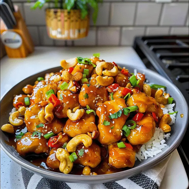 Cashew Chicken Dish