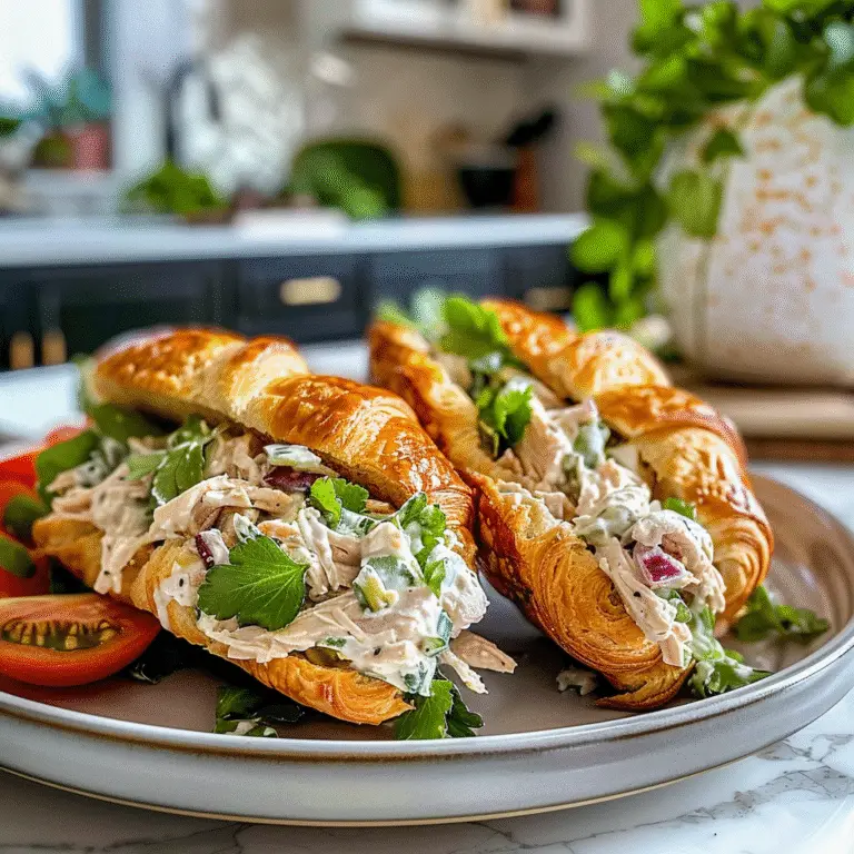 Chicken Salad Croissant Sandwich