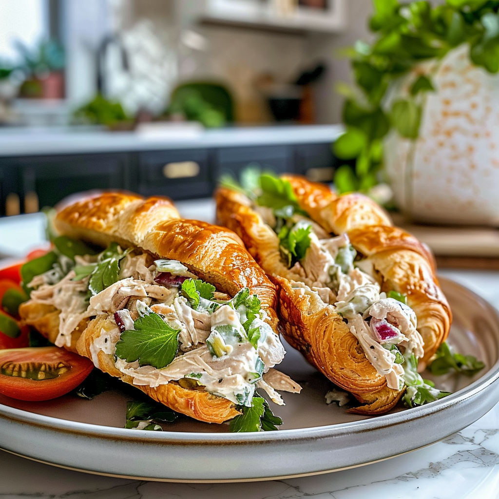 Chicken Salad Croissant Sandwich