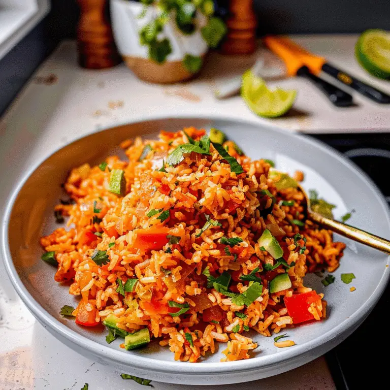 Mexican Rice Dish in Rice Cooker