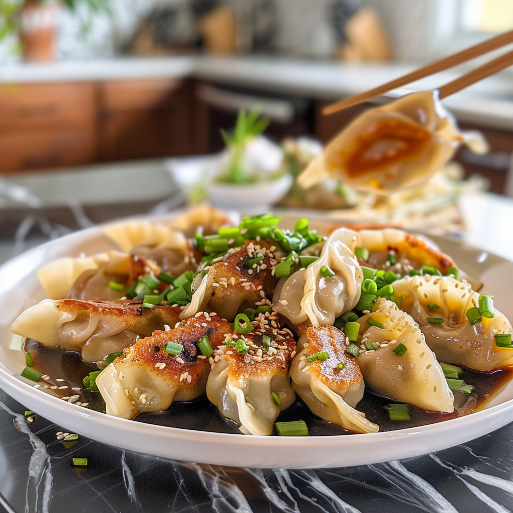 Dumplings Ready to Serve