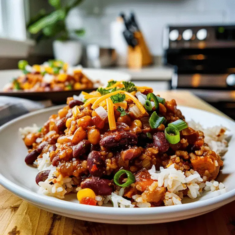 Red Beans and Rice Dish