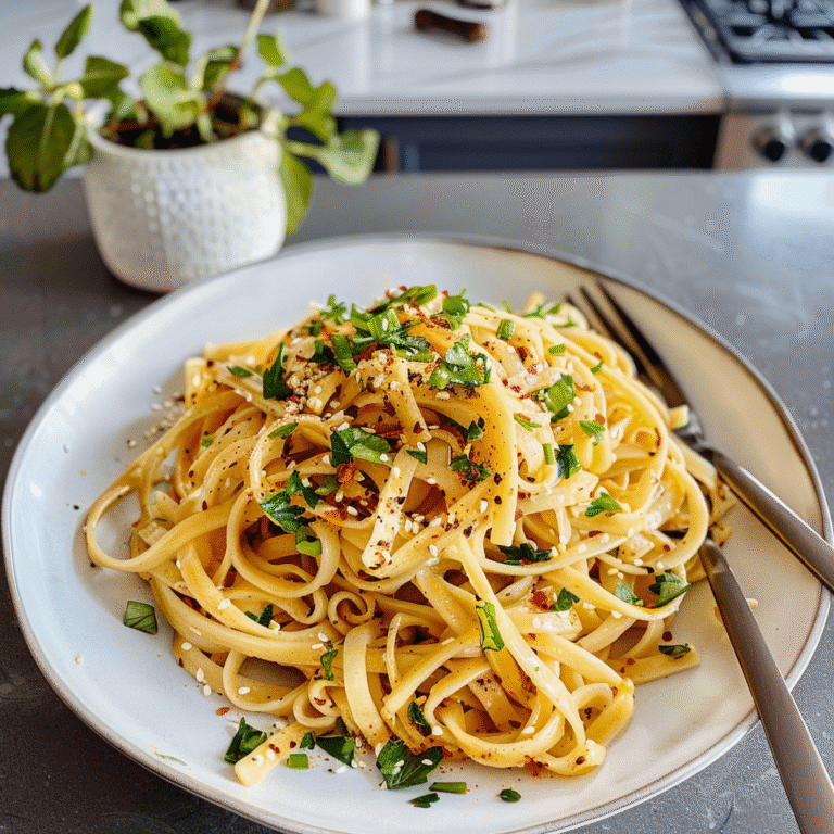 Delicious Garlic Noodles