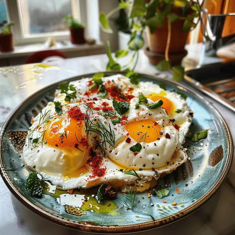 Delicious Turkish Eggs