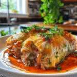 Cabbage Rolls Plated