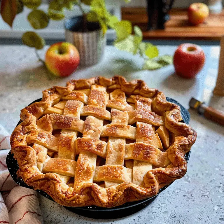 Homemade Apple Pie Slice