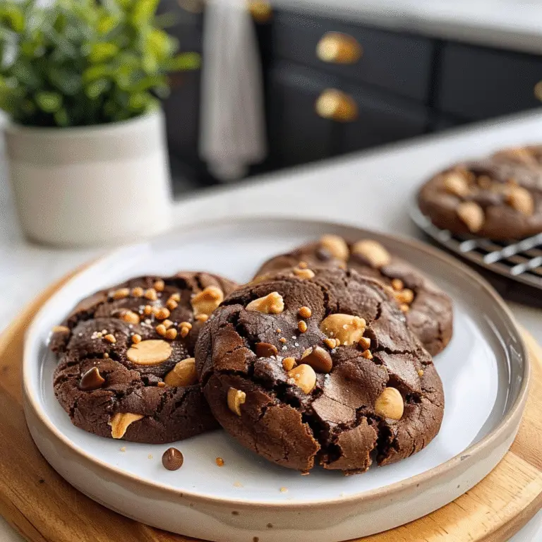 Chocolate Peanut Butter Cookies