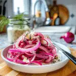 Pickled Red Onion in a Jar