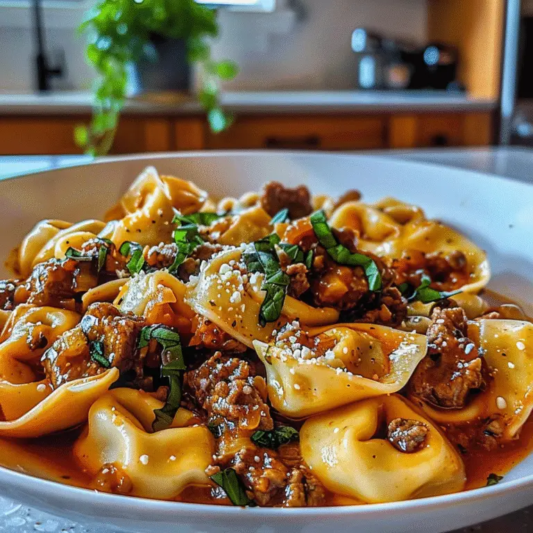 Beef Tortellini Dish