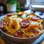 Delicious Crockpot Pierogi Casserole