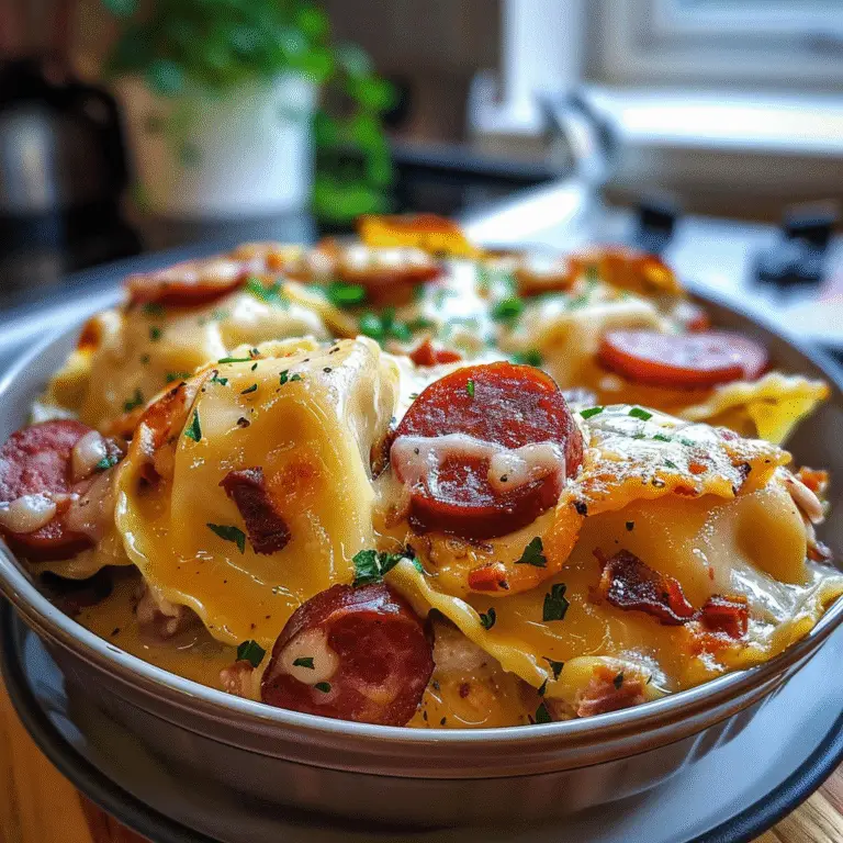 Delicious Crockpot Pierogi Casserole