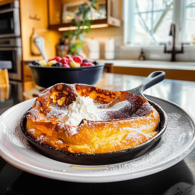 Fluffy Dutch Baby Pancake