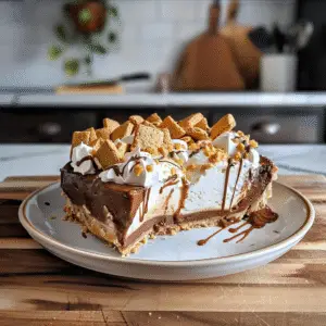 S’mores Ice Cream Pie